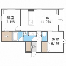 Ｖｉｅｖｌｅ阿倍野播磨町の物件間取画像